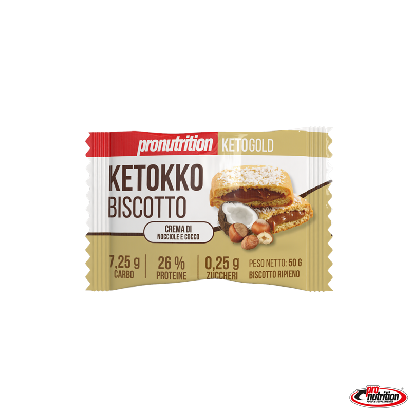 Biscotto Ketokko Cocco Nocciola - Pro Nutrition
